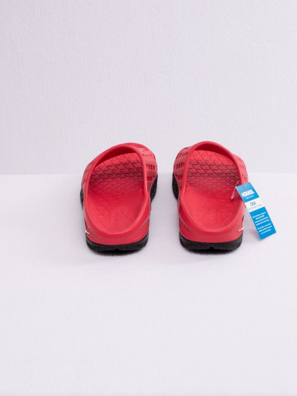 NEW Hoka Ora Recovery Slide V1 (Original) - Black/Hibiscus - Women’s 8 - Rare/NW - Picture 5 of 8
